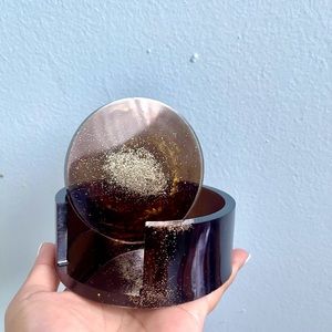 Handmade resin coaster ✨